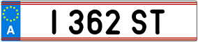 Truck License Plate